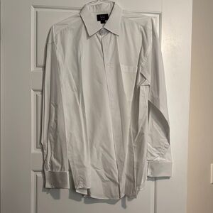 Ike Behar Classic White Dress Shirt
